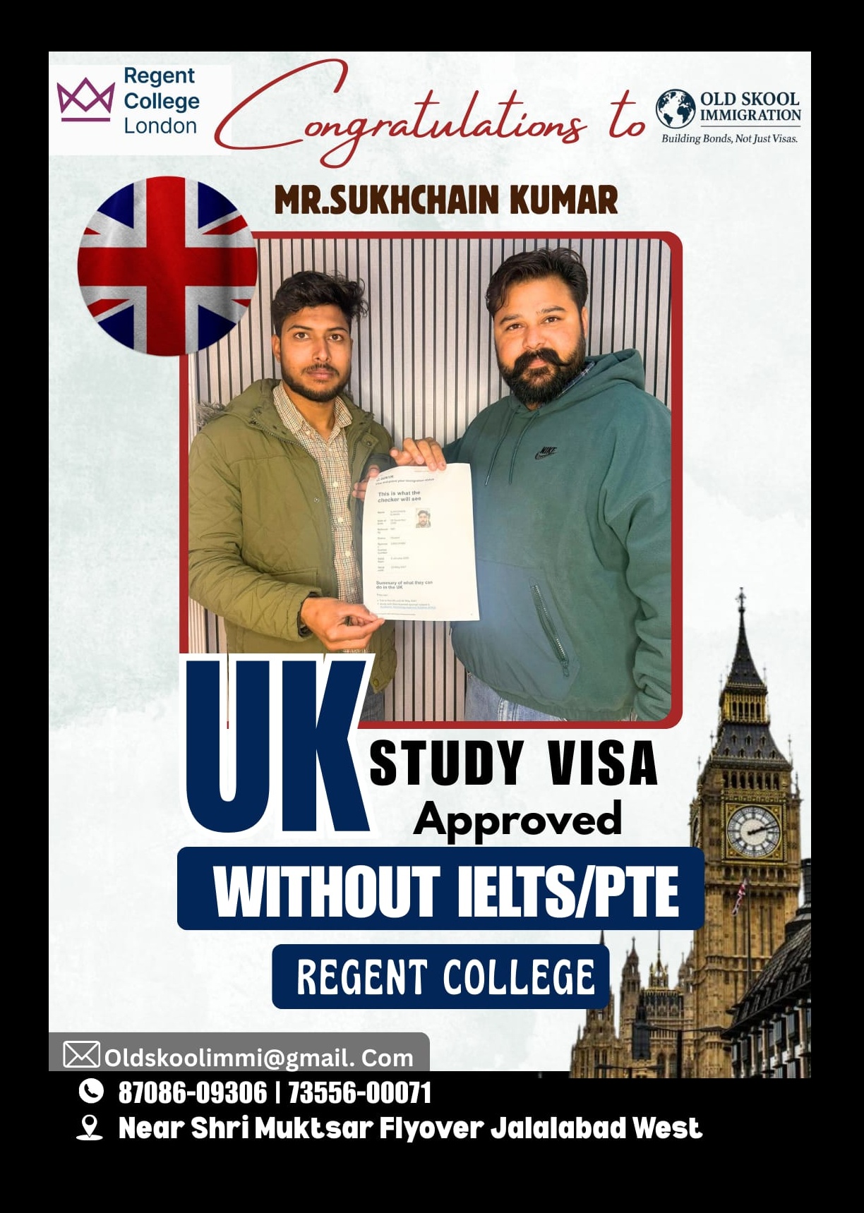 Old Skool Immigration — Study Visa