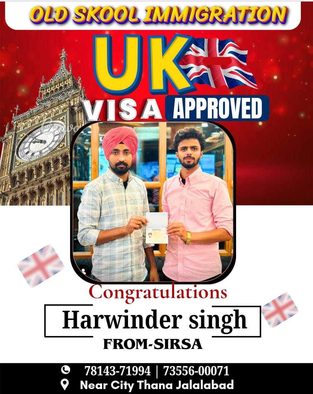 Old Skool Immigration — Study Visa