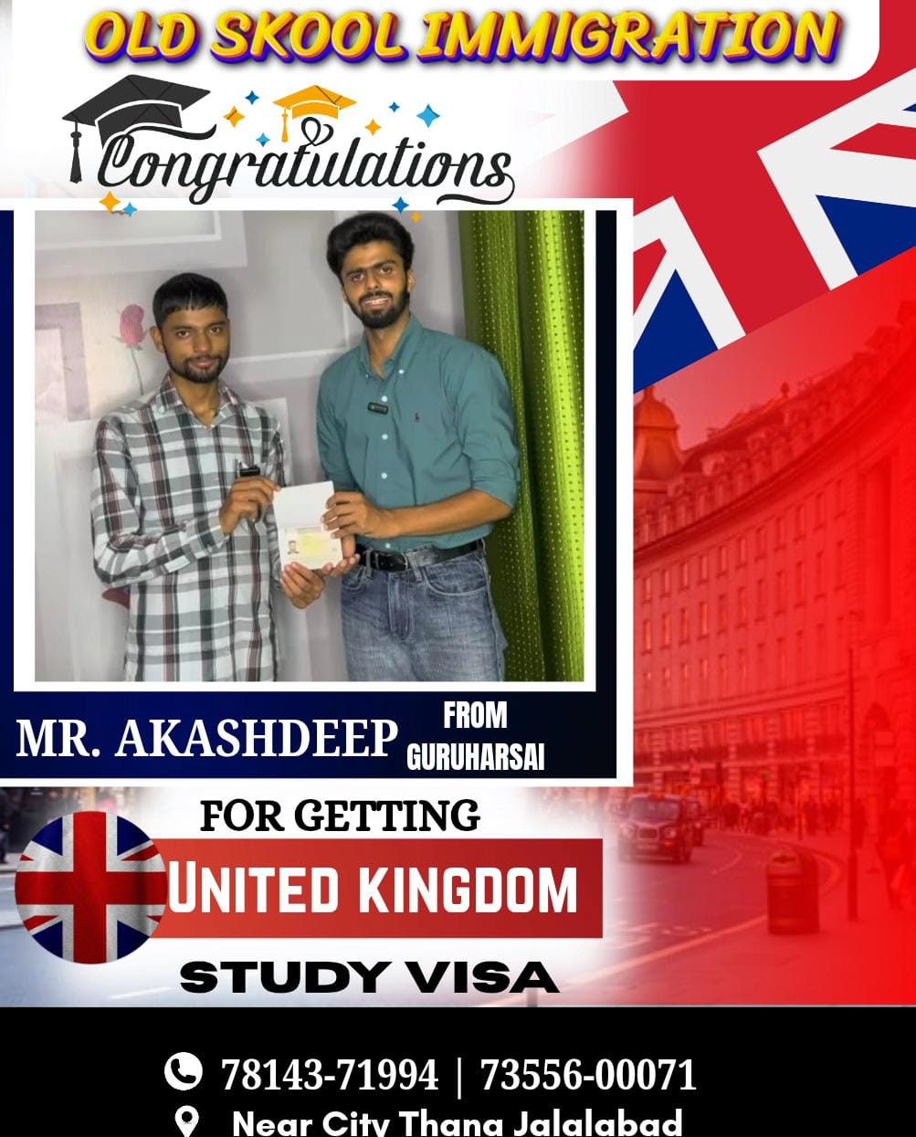 Old Skool Immigration — Study Visa